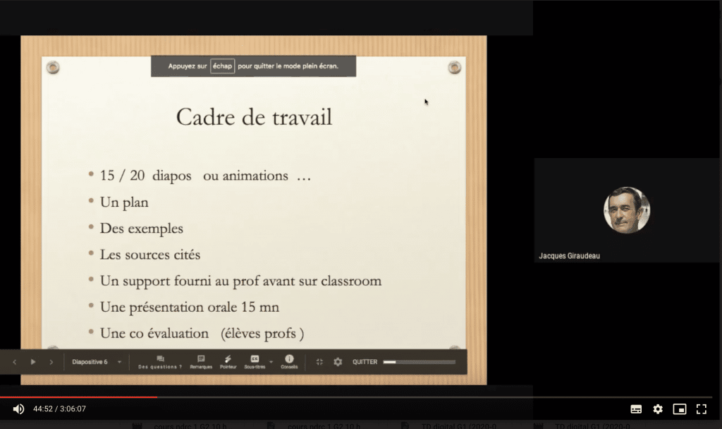 continuité pédagogique